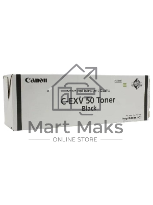 Картридж лазерный Canon C-EXV 50 Toner Black (9436B002), черный, 17600 стр при 6% (689g*1), для IR1435/1435i/1435iF