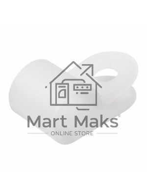 Кабельная скоба под винт Rexant 9 мм, белая, упаковка 50 шт.