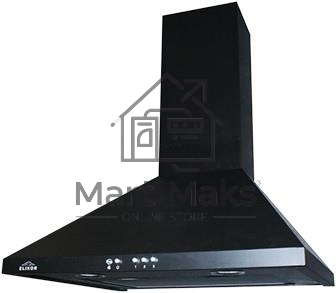 Вытяжка каминная Elikor Вента 60П-650-К3Д черный, 60 см, 650 куб. м/ч, 56 дБ