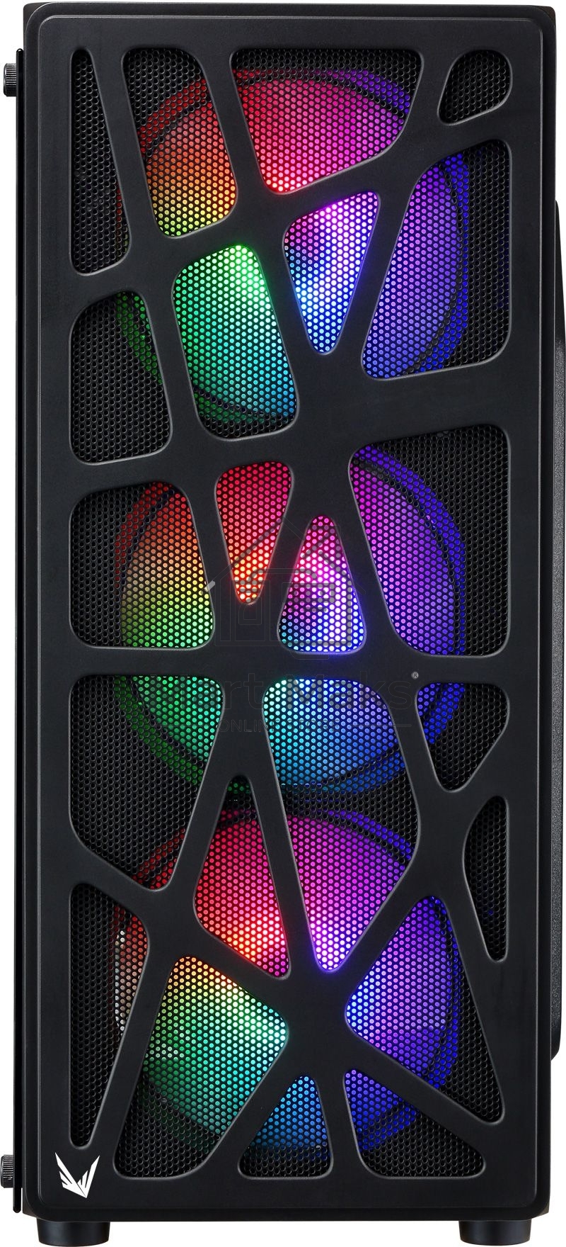 Компьютерный корпус Aerocool / Formula MANA черный без БП ATX 6x120mm 2xUSB2.0 1xUSB3.0 audio bott PSU