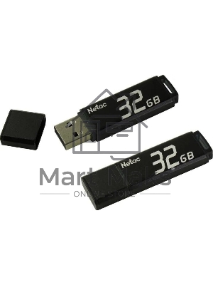 Флешка USB Netac U351 32Gb <NT03U351N-032G-20BK>, USB 2.0
