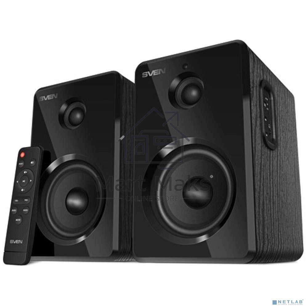 Акустическая система SVEN 2.0 SVEN SPS-725 черный (50 Вт, BT, пульт)
