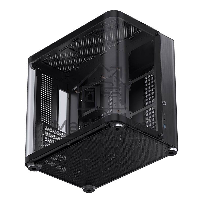 Компьютерный корпус JONSBO TK-2 Black ATX без БП, mini-ITX, micro-ATX, ATX, черный