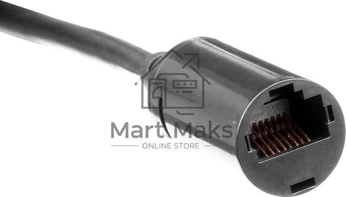 Патч-корд Lanmaster LAN-PCEXT/U5E-5.0-BK UTP RJ-45 мод.-вилка RJ-45 кат.5E 5м серый LSZH (уп.:1шт)