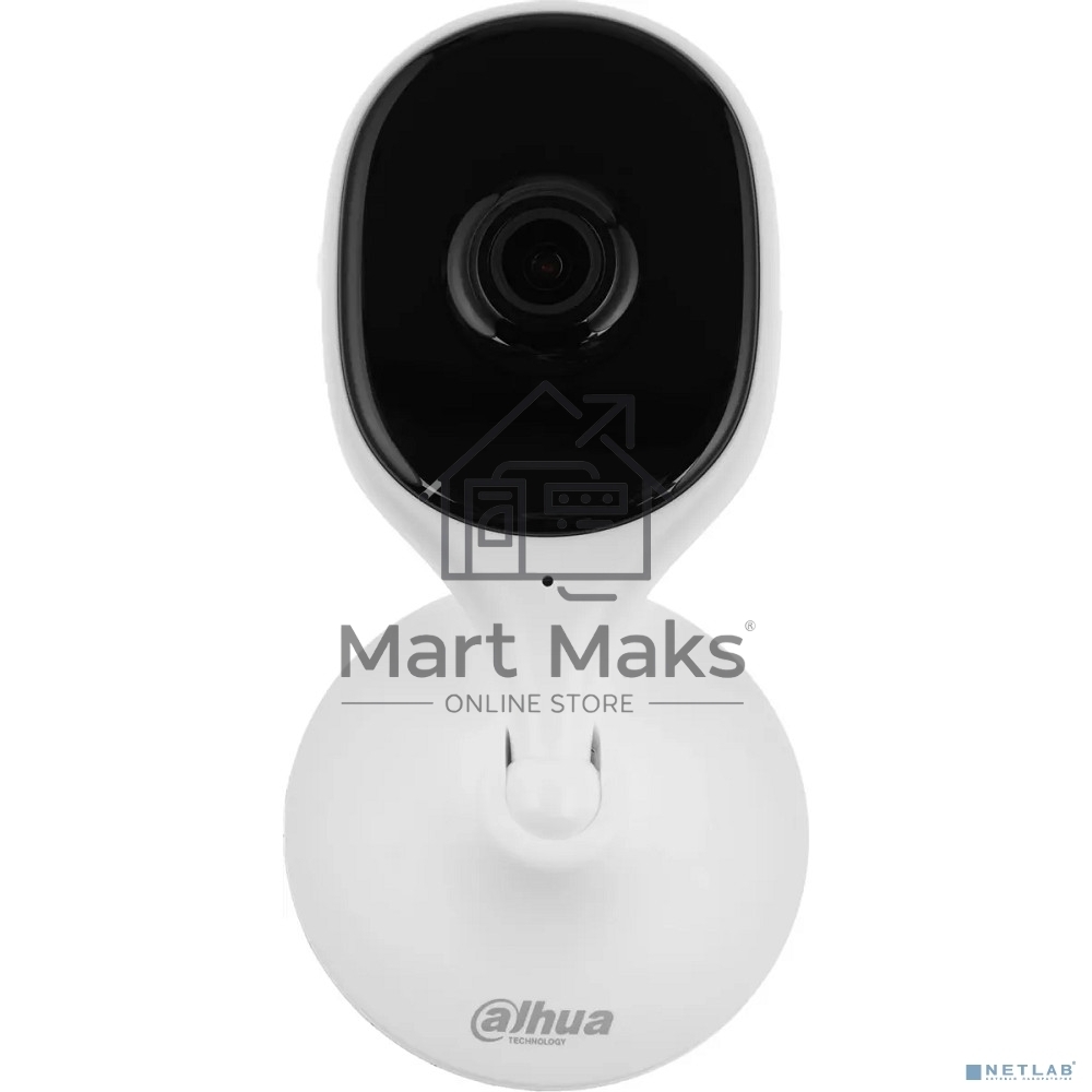 Компактная IP-видеокамера DAHUA DH-IPC-C3AP-0280B с Wi-Fi 2.4ГГц 3Мп, 1/3.2” CMOS, объектив 2.8мм, обнаружение людей, ИК 10м, микрофон, динамик
