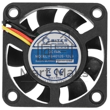 Вентилятор для корпуса 5bites FB4010S-12L3 черный, 40 x 40 мм, 5000 об/мин, 22 дБ, 3 pin