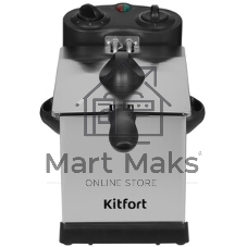 Фритюрница Kitfort KT-4052 серебристый/чёрный, 2000 Вт, 3 л, 0.5 кг, съёмная чаша