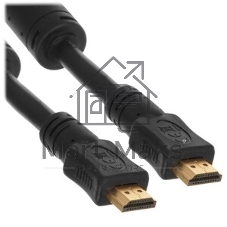 Кабель Cablexpert HDMI CC-HDMI4-20M, 19M/19M, v2.0, медь, позол.разъемы, экран, 20м, черный, пакет