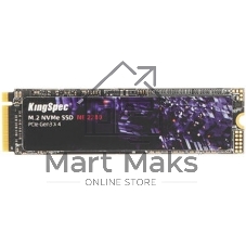 Накопитель SSD KingSpec NE-1Tb, 1Tb, PCIe 3.0 x4, M.2 2280, NVMe, R/W 2400/1900