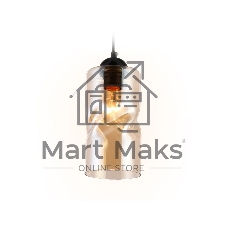 Светильник подвесной TR3555 BK/TI черный/янтарь E27 max 40W D110*1200