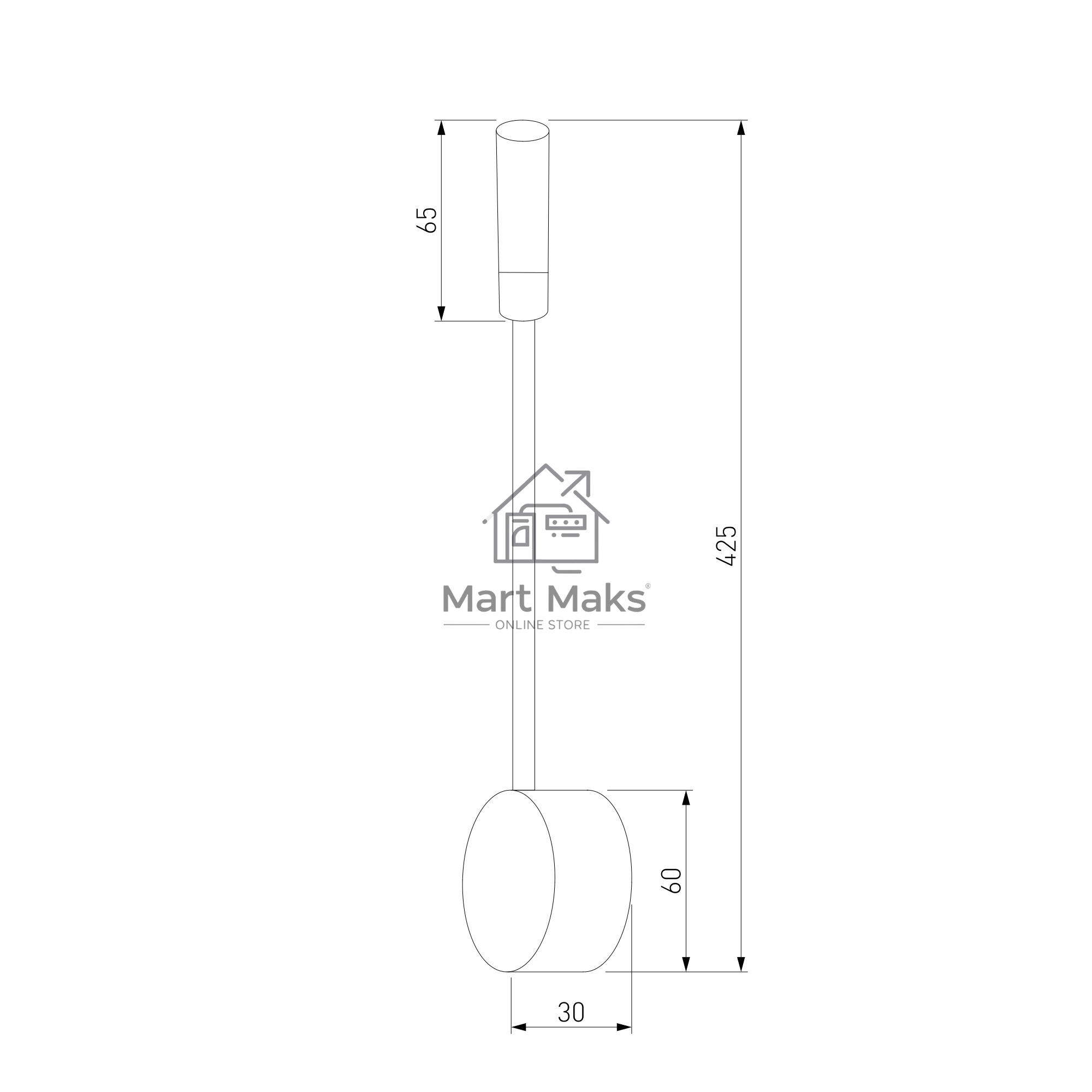 BARD 40117/LED Светильник настенный светодиодный черный