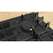 Газовая варочная поверхность Bosch PNP6B6K40, 4 конфорки, закаленное стекло, 7500 Вт