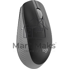 Мышь беспроводная Logitech M190 черный/серый, 1000 dpi, радиоканал, USB, кнопки - 3