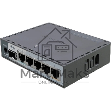 Маршрутизатор MikroTik hEX S (2025) E60iUGS, 5×1 Гбит/с + 1×2.5 Гбит/с SFP, управляемый