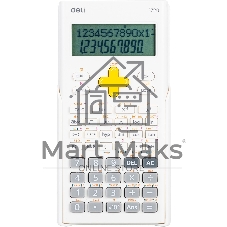 Калькулятор научный Deli E1720-белый белый 12-разр.