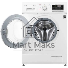 Стиральная машина LG F1296CDS0X белый, загрузка фронтальная 6 кг, 1200 об/мин, класс B