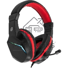 Гарнитура Oklick HS-L335G чёрный, проводная, USB-C/3.5 мм