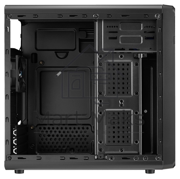Компьютерный корпус Aerocool / Formula Qs-180 черный без БП mATX 1x80mm 2xUSB2.0 1xUSB3.0 audio