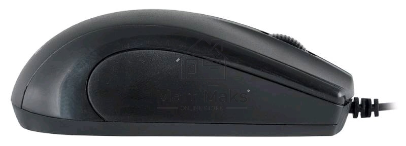 Мышь проводная Oklick 185M черный, 1200 dpi, USB, кнопки - 3
