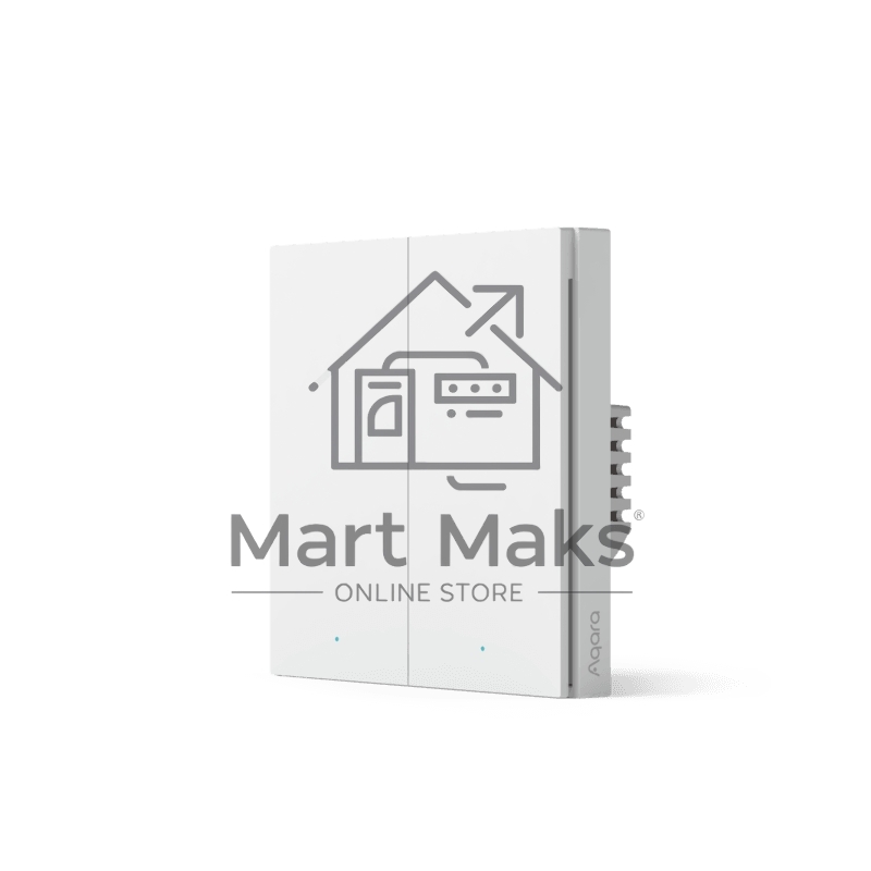 Умный выключатель двухклавишный Aqara Smart Wall Switch H1 (WS-EUK02)