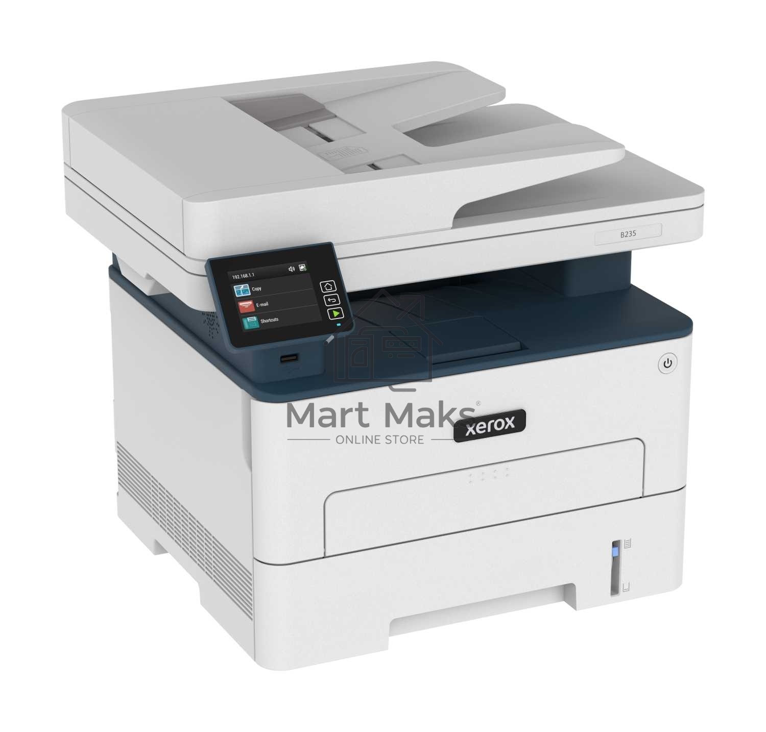 МФУ лазерный Xerox B235 (B235V_DNI), A4, ч/б, печ. до 34 стр/мин., скан. до 23 стр/мин., 600x600dpi, Wi-Fi, USB, Ethernet