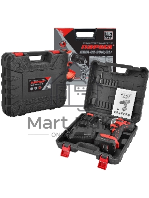 Дрель-шуруповерт Парма ДША-02-2016/2Li, 18 В, 2 А·ч, аккумуляторная