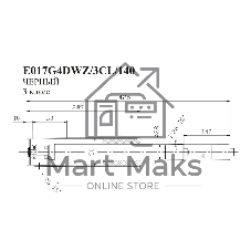 Газлифт Бюрократ E017 E017G4DWZ/3CL/140 черный