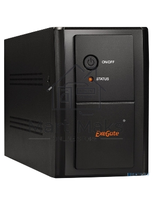 Источник бесперебойного питания ExeGate EP285480RUS SpecialPro UNB-1000.LED.AVR.C13.RJ.USB 1000VA/650W, LED, AVR, 6*IEC-C13, RJ45/11, USB, черный