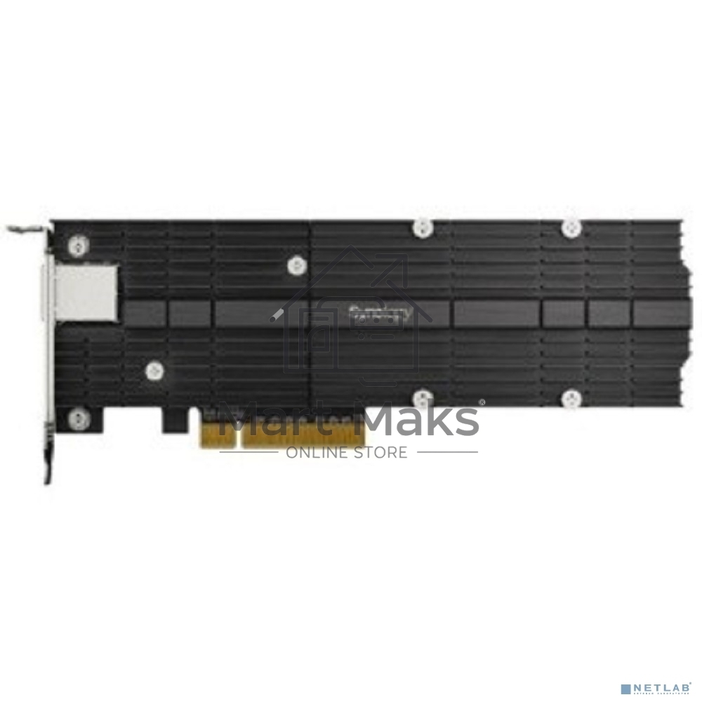 Сетевая карта Synology M.2 SSD-NVME adapter M.2 2110/2080,2 slots m.2 key, 10 Gigabit port RJ-45, PCIe 3.0 x8 adapter (FH bracket)'