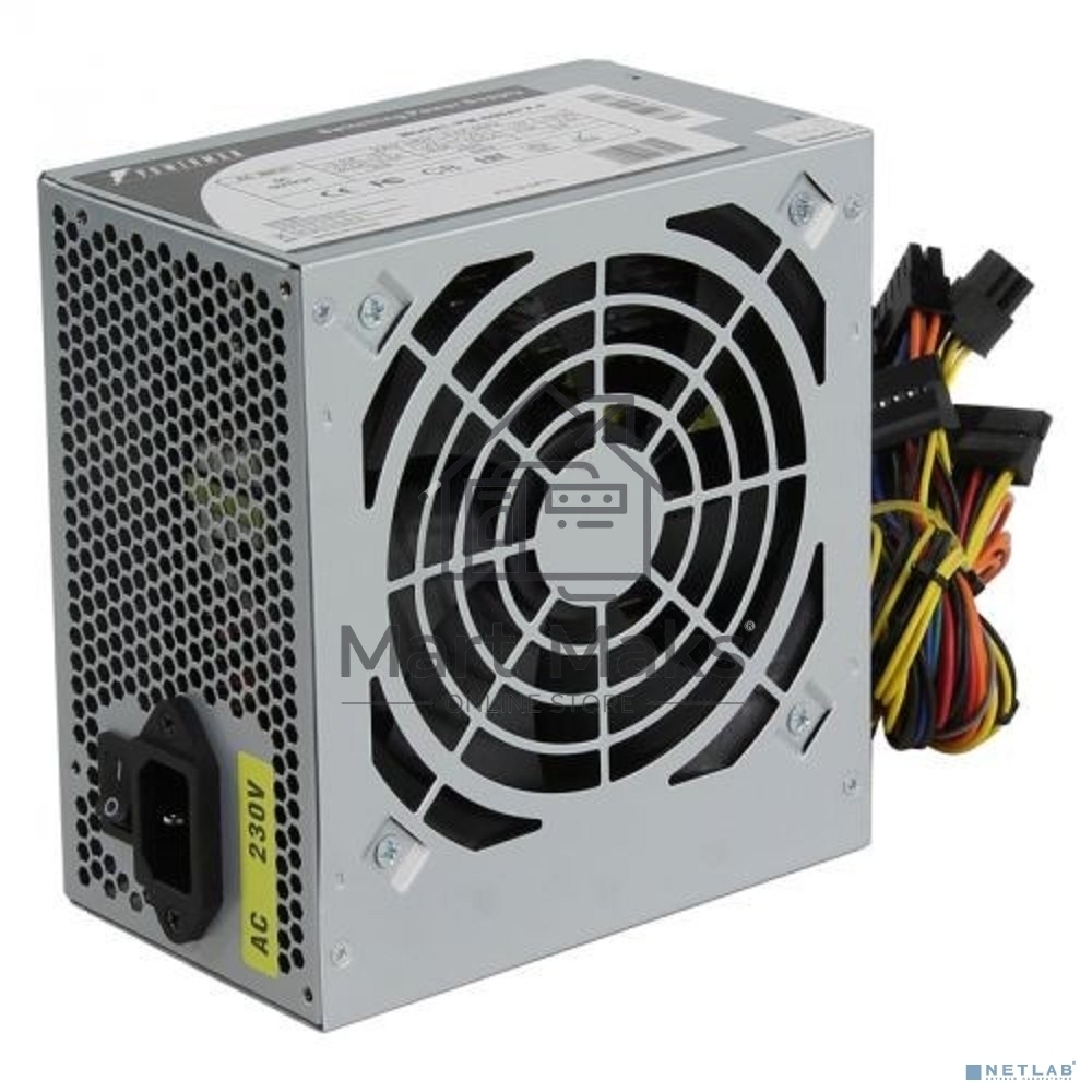 Блок питания Inwin / Powerman PM-500ATX-F, 500Вт, 120мм, серый