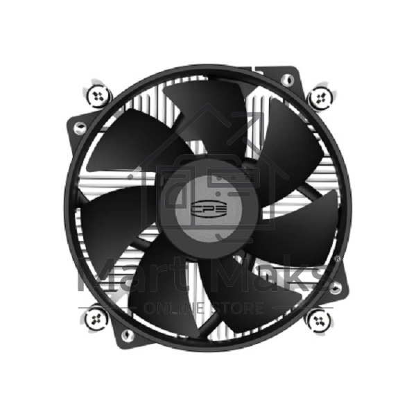 Устройство охлаждения (кулер) PcCooler R95-I черный 95мм алюминий+медь 2800rpm 31.2db 4-pin 95W 60мм