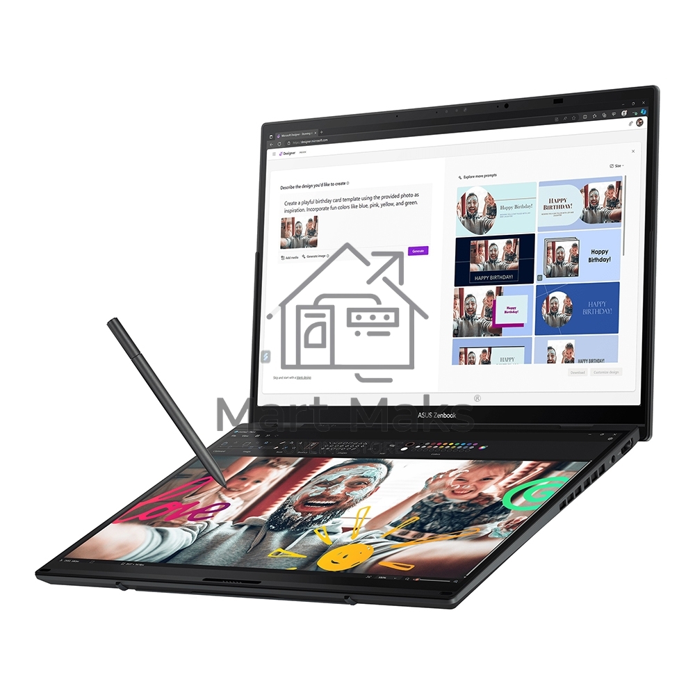 Ноутбук ASUS UX8406CA-QL211X Duo Touch 14+14