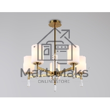 Люстра Ambrella light LH56261/5 BS/FR латунь/белый матовый E27/5 max 60W D600*590