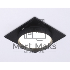 Светильник Ambrella light TN5231 BK черный GX53 110*110*35