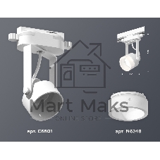 Светильник Ambrella light XT6601085 WH/FR белый/белый матовый MR16 GU10 (C6601, N6248)