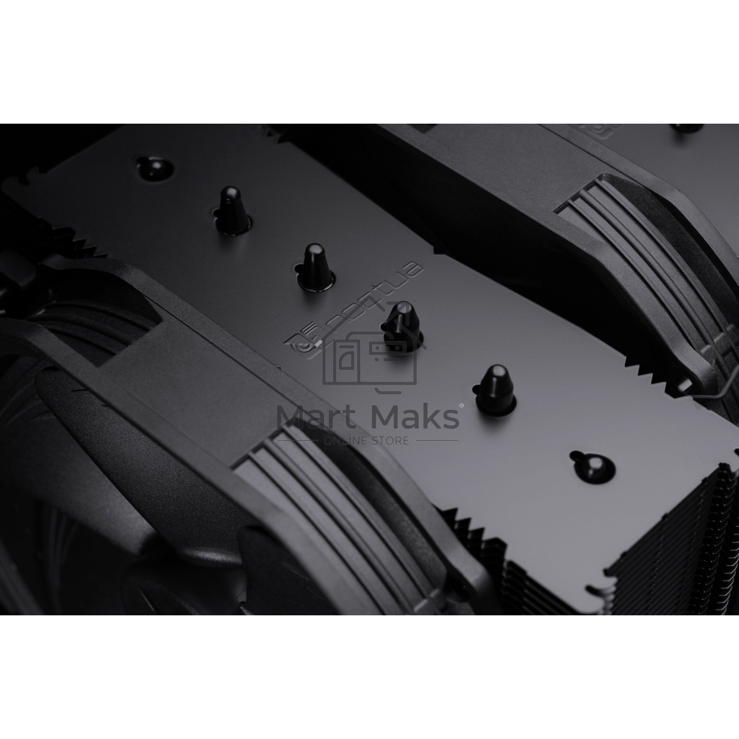 Кулер для процессора/ CPU Cooler Noctua NH-D15 chromax.black (183W, 4-pin PWM, 165mm, Al/Cu, 6x6mm, 2x140mm, 82.43CFM, 24.6dBA, 1500RPM, S: 1851/1700/1200/115X, AM5/AM4, Black)