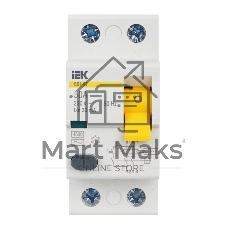 Выключатель дифференциального тока (УЗО) IEK MDV10-2-050-030 ВД1-63 2Р 50А 30мА IEK
