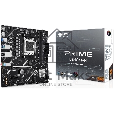 Материнская плата ASUS PRIME B840M-R, AM5, AMD B840, 2xDDR5, 4xSATA, 1xPCIe 4.0 x16, 1xPCIe 3.0 x1, 1xDisplayPort, 1xHDMI, 1x 1Gb LAN, 4xUSB 3.2 Gen1, 2xUSB 2.0, 3x3.5 мм, 7.1, microATX
