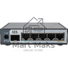 Маршрутизатор MikroTik hEX S (2025) E60iUGS, 5×1 Гбит/с + 1×2.5 Гбит/с SFP, управляемый