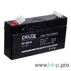 Батарея Delta DT 6012 (6V, 1.2Ah)