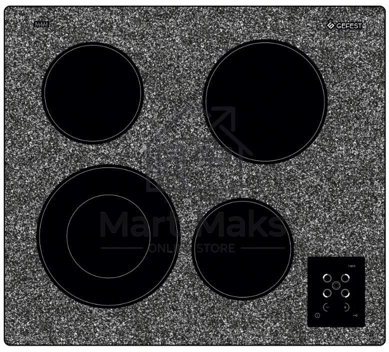 Электрическая варочная поверхность Gefest SN 4231 K42 15731000