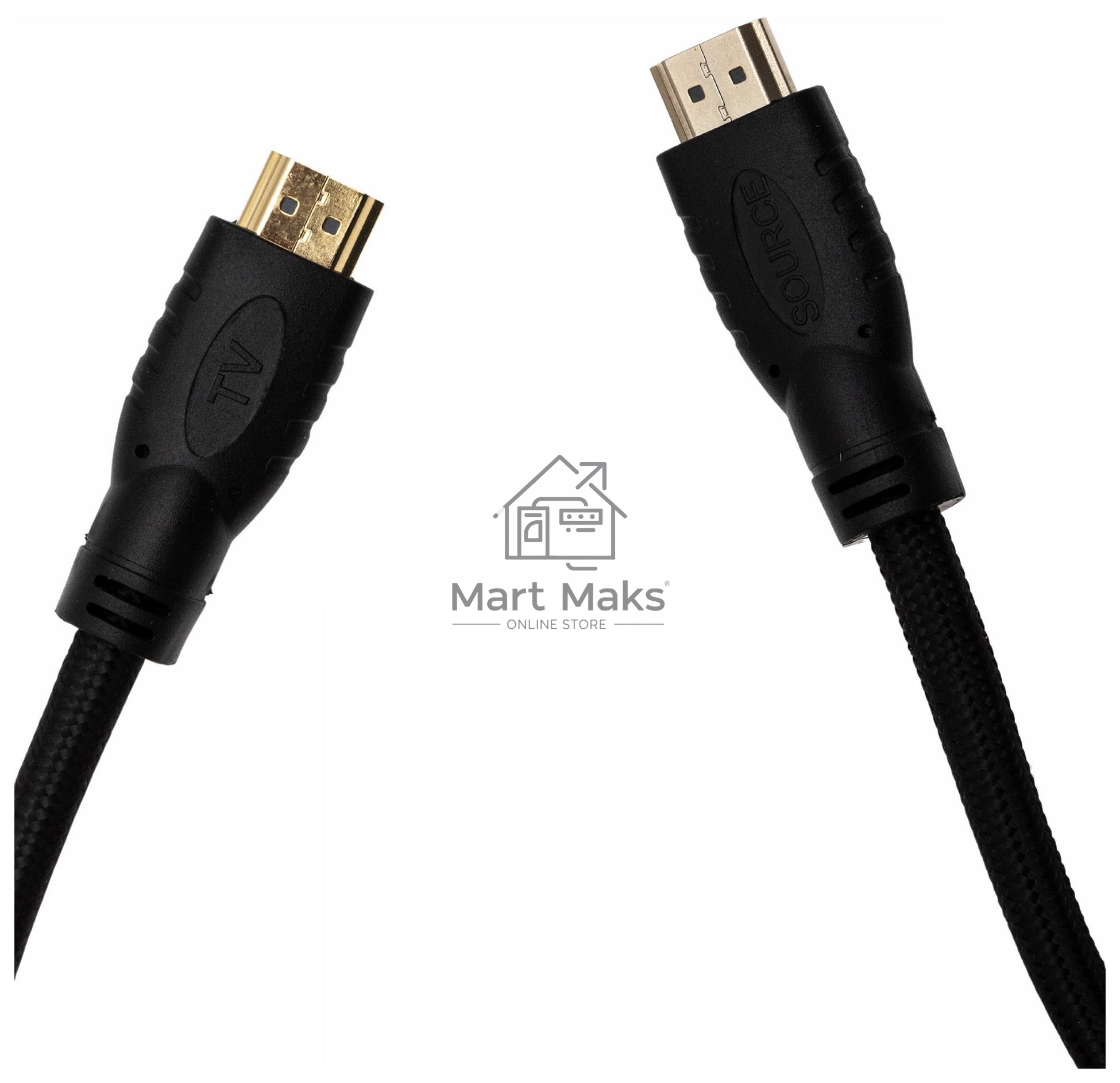 Кабель аудио-видео Cactus CS-HDMI.2-10 HDMI (m)/HDMI (m) 10м. Позолоченные контакты черный