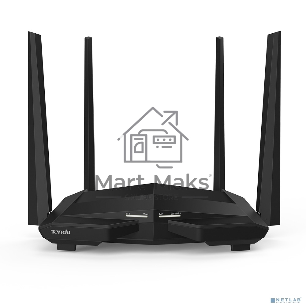Маршрутизатор/роутер Wi-Fi TENDA 1200MBPS 1000M 3P AC10