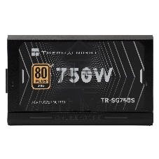Блок питания Thermalright, 750W 80+ Gold (ATX, 3.1, PCIe 5.1, Non-modular, 1x24(20+4)pin, 1xCPU 8(4+4)pin, 2xPCIe*2 8(6+2)pin, 5xSATA3, 1x12+4pin (12VHPWR PCIe 5.1 12+4pin 600mm), 3xMOLEX4pin, Active, 120x120мм, 150x140x86mm, APFC, black)