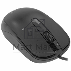 Мышь проводная Genius DX-120 черный, 1000 dpi, USB, кнопки - 3