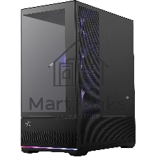 Компьютерный корпус MSI MAG Pano 110R PZ черный без БП ATX 6x120мм 7x140мм 2xUSB 3.0 1xUSB3.1 audio AirDuct bott PSU
