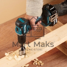 Дрель-шуруповерт Makita DDF487Z, 18 В, 0 Ач, 40 Нм, бесщеточный