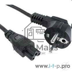 Кабель Кабель питания для ноутбуков Cablexpert PC-186-ML12 1.8м, 3-pin, с зазем., пакет