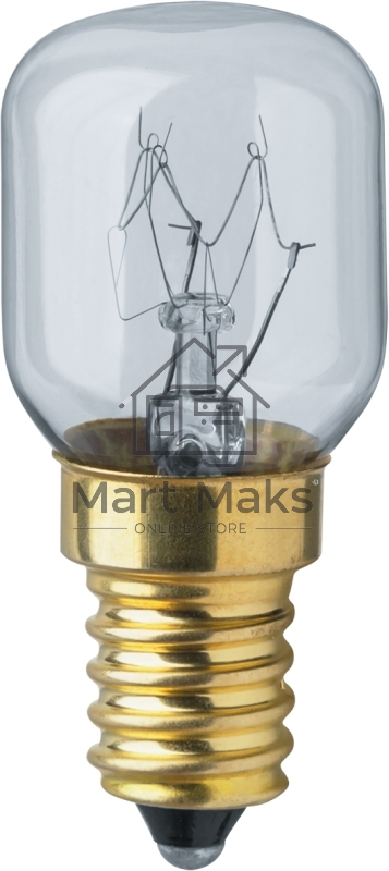 Лампа накаливания 61 207 NI-T25-15-230-E14-CL (для духовых шкафов) Navigator 61207