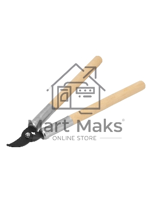 Сучкорез прямого реза, 500 мм, деревянные рукоятки, Горизонт Россия